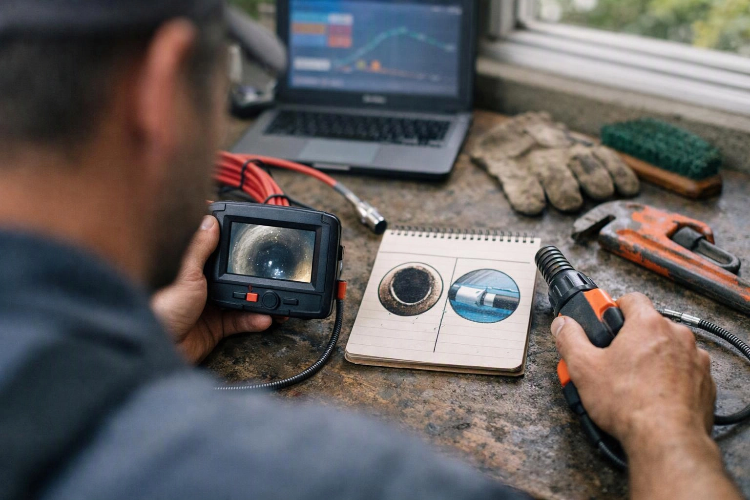 Sewer Camera Inspection vs. Sewer Cleaning: What to Book First