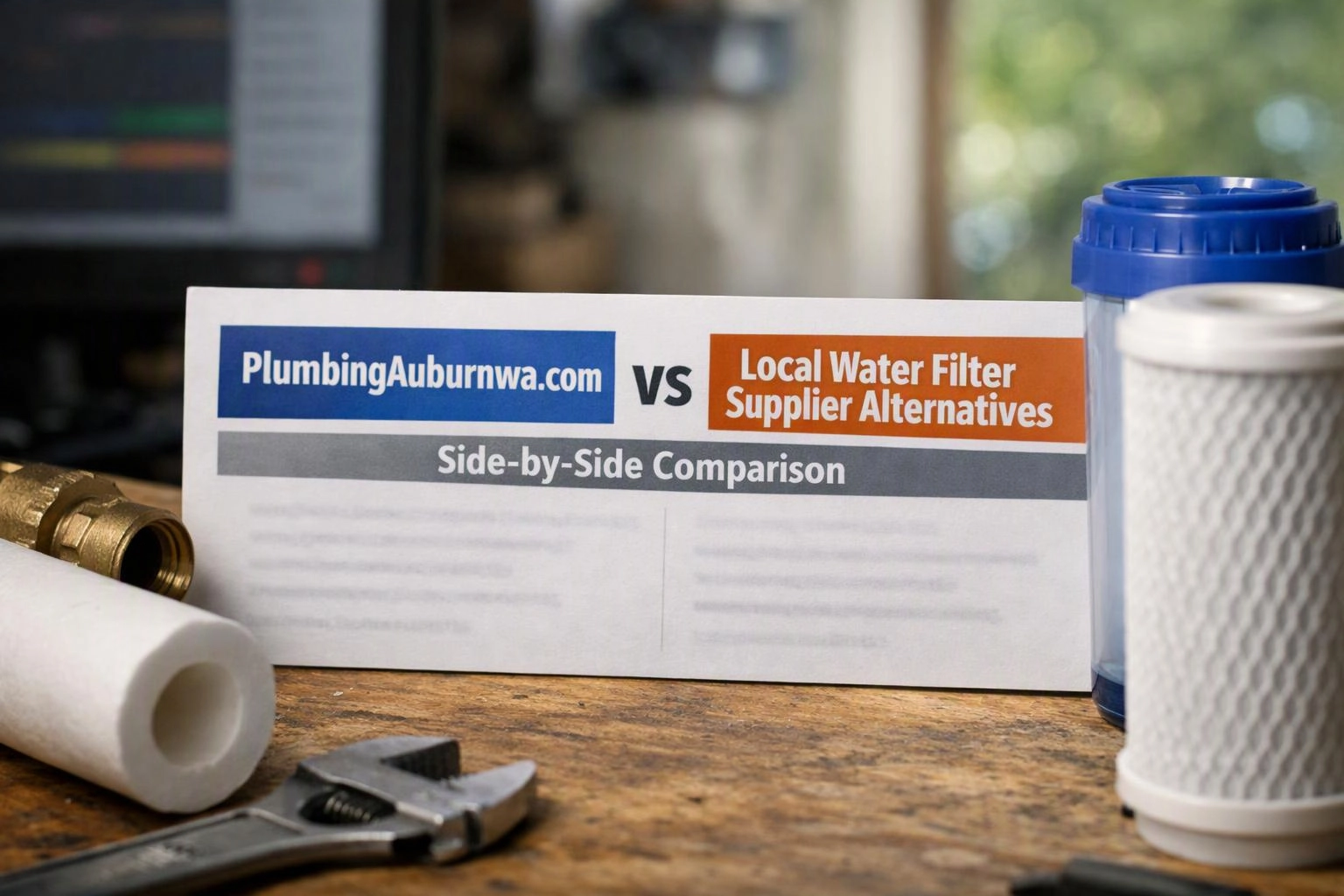 PlumbingAuburnwa.com vs Local Water filter supplier Alternatives in Auburn: Side-by-Side Comparison