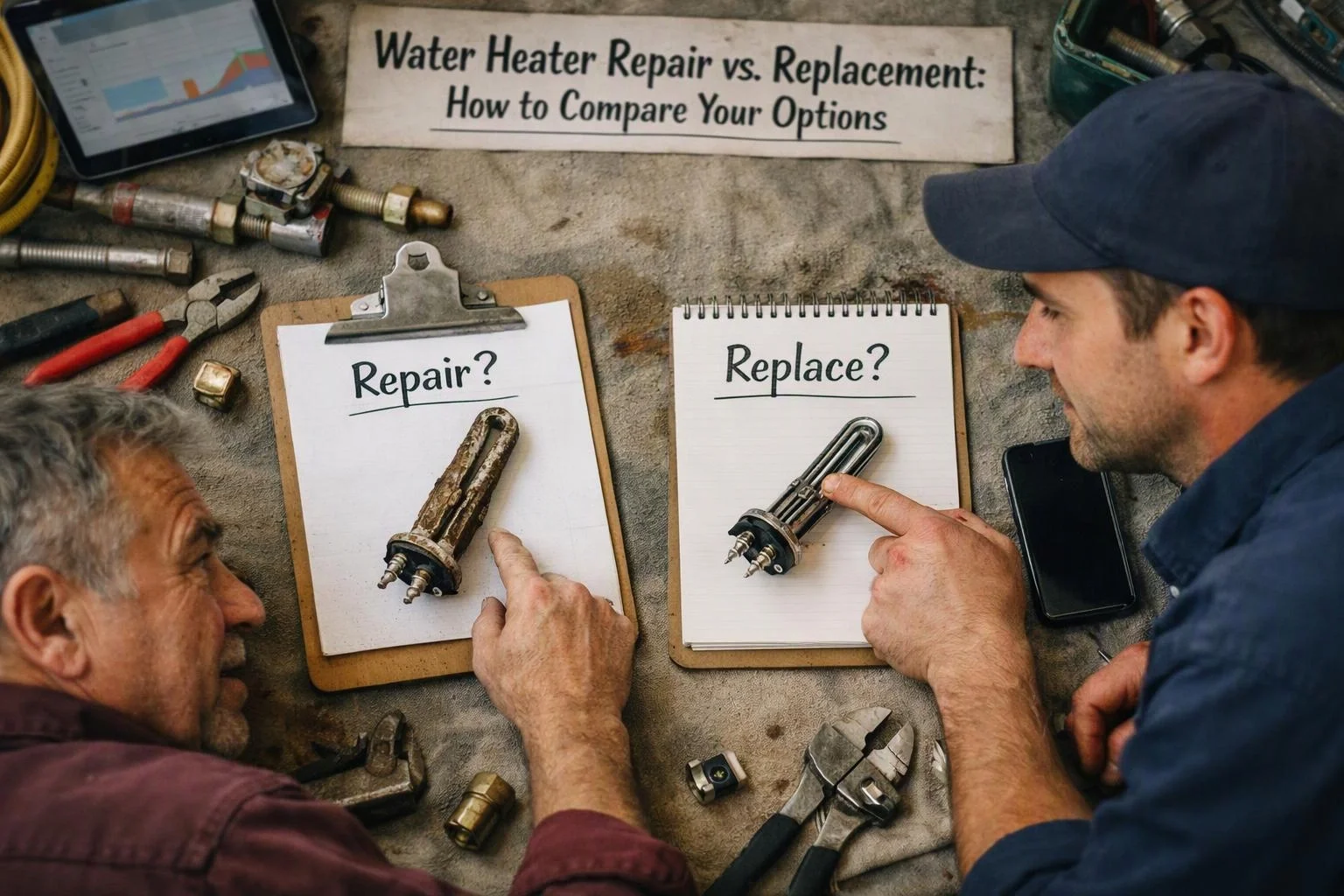 Water Heater Repair vs. Replacement: How to Compare Your Options
